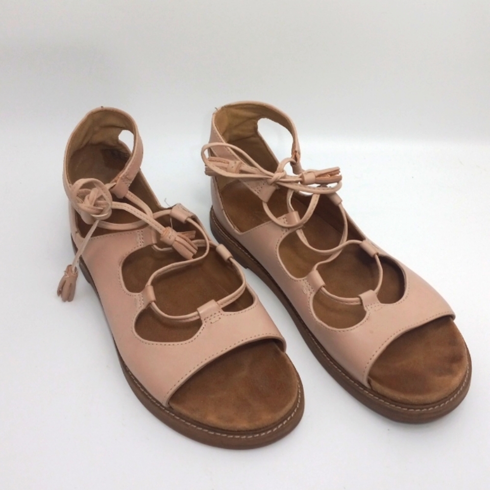 CLARKS ROSE PINK LEATHER SHOES
